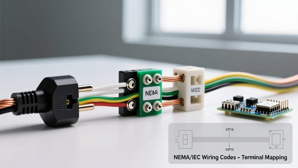 Standard Electrical Plug Wiring Colors & Diagram Reference