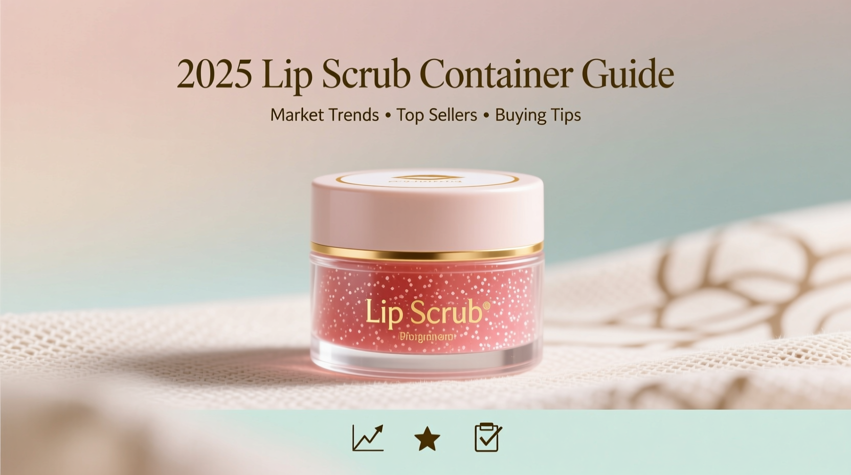 best selling lip scrub container