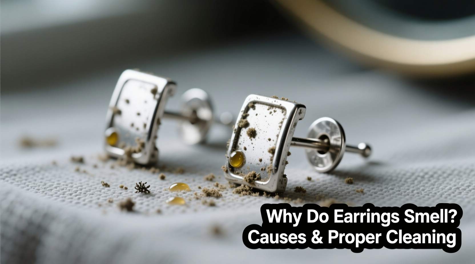 why do my earrings smell weird causes and how to clean them properly