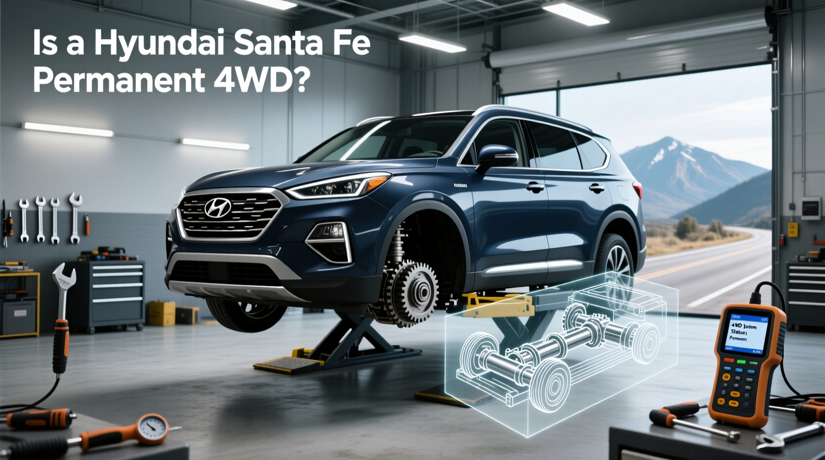 How to Choose Hyundai Santa Fe 4WD Transfer Box, Is It Permanent 4WD?