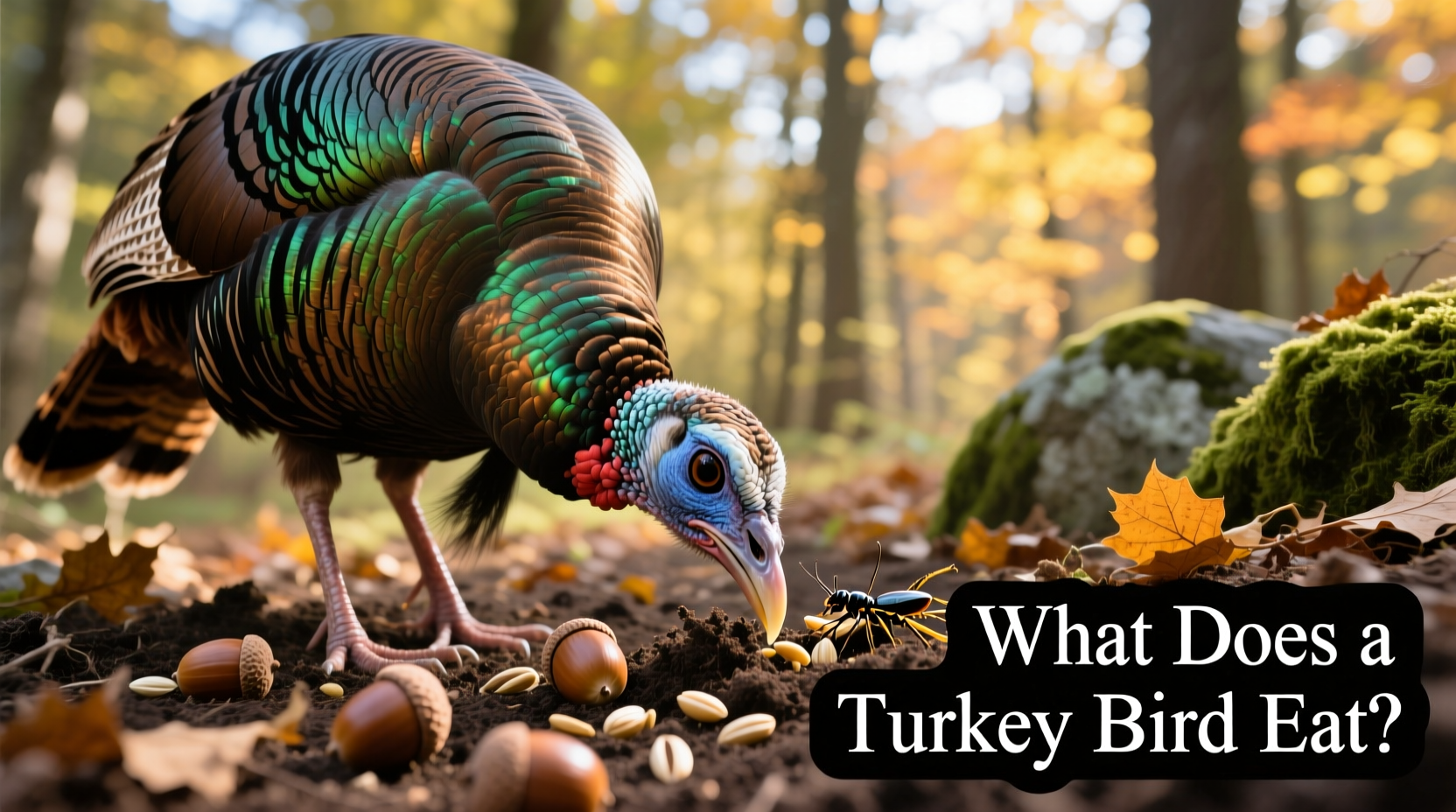 what does turkey bird eat