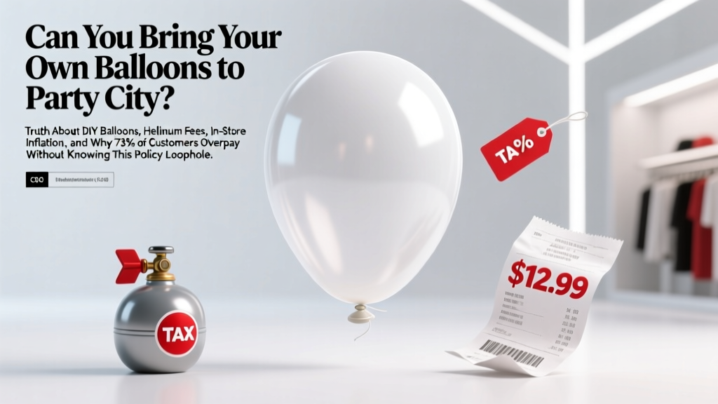 Party City Balloon Policy: Bring Your Own? (2026)