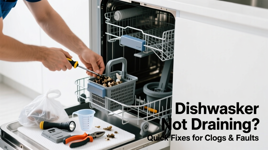 Dishwasher Not Draining: Quick Fixes for Clogs & Faults