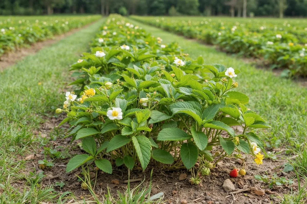 How Close To Plant Strawberries