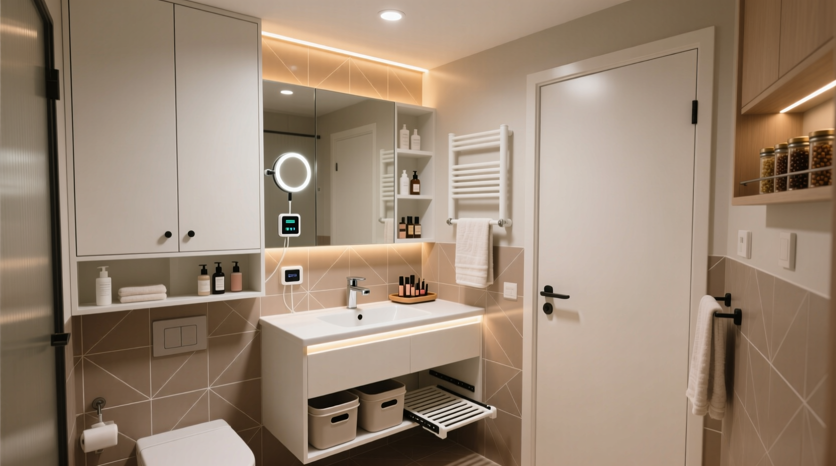 how to organize a tiny bathroom vanity like a pro with zero wasted space