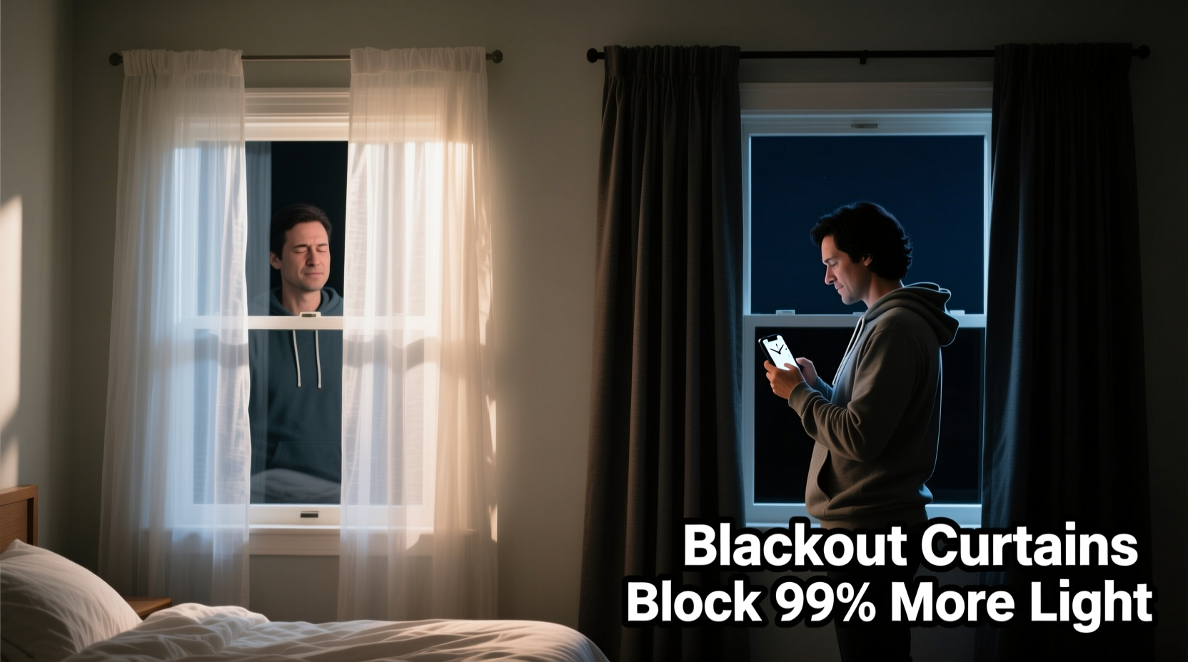 curtain liners vs blackout curtains for shift workers which blocks more light