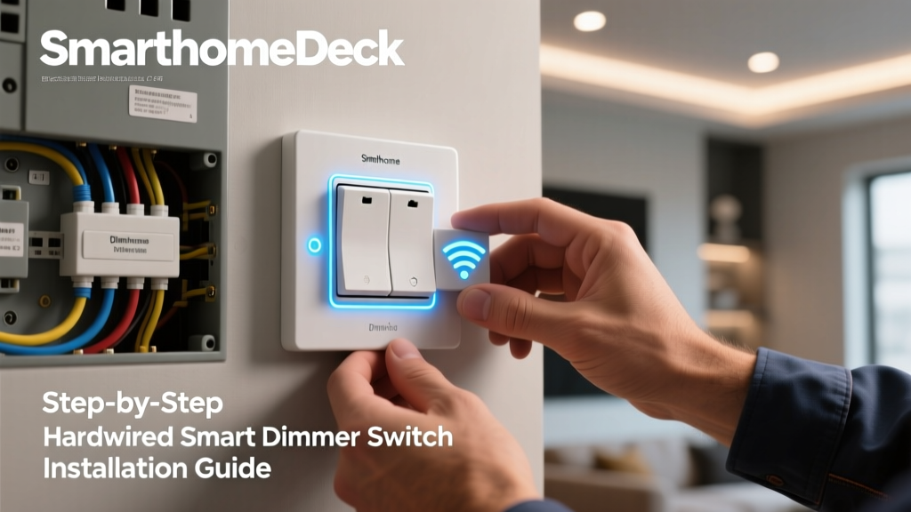 Step-by-Step Hardwired Smart Dimmer Switch Installation Guide