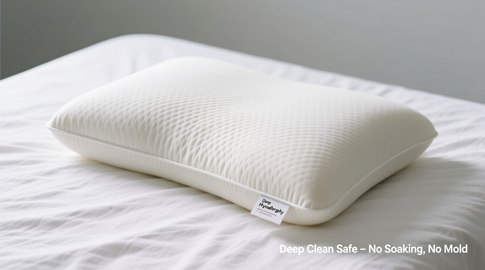 how to deep clean memory foam pillow inserts safely