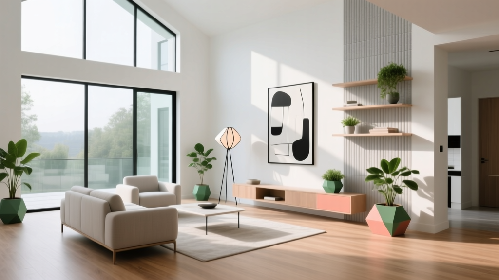 Cat-Friendly Living Room Shelves: Style + Function