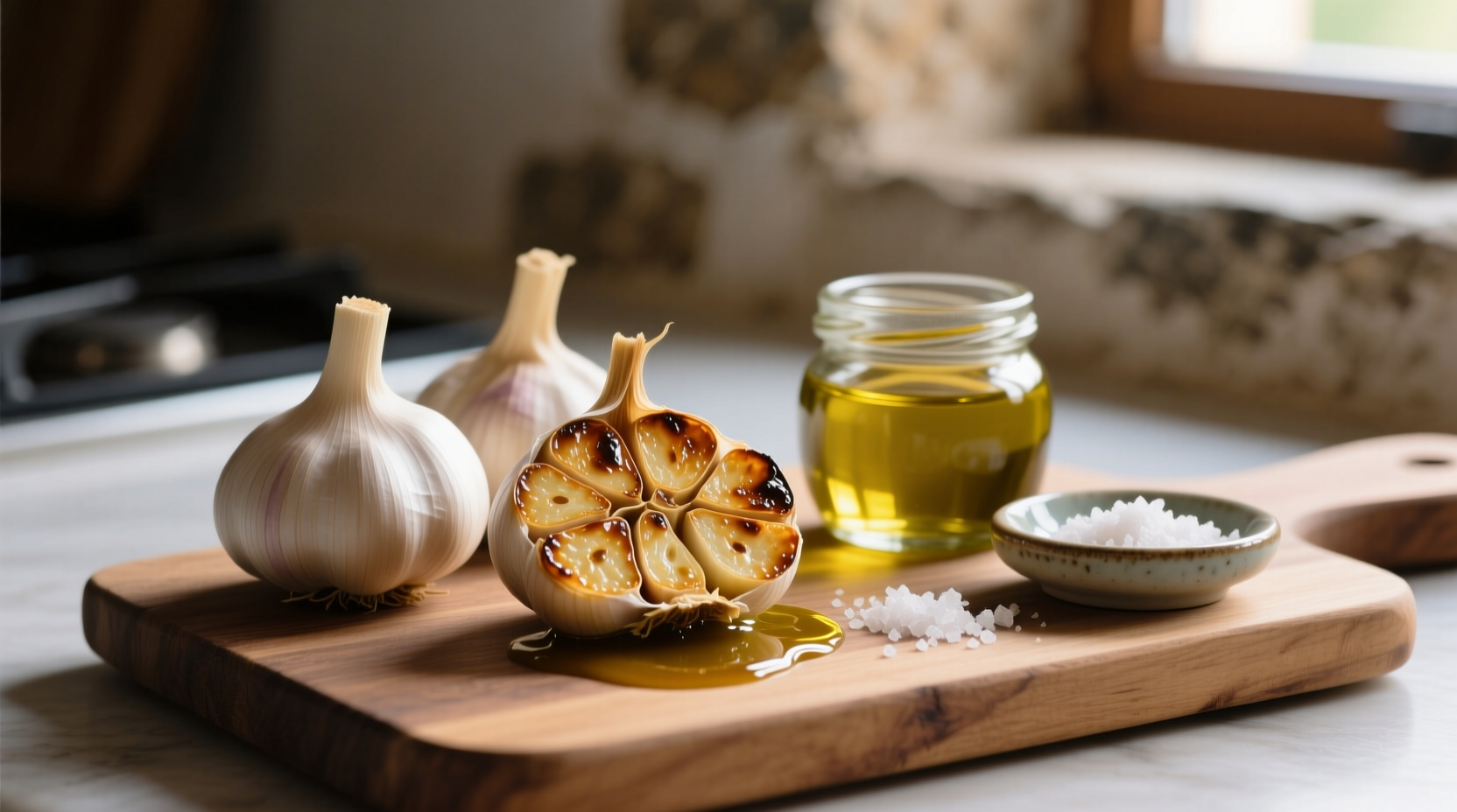 make this roasted garlic sauce with just three ingredie