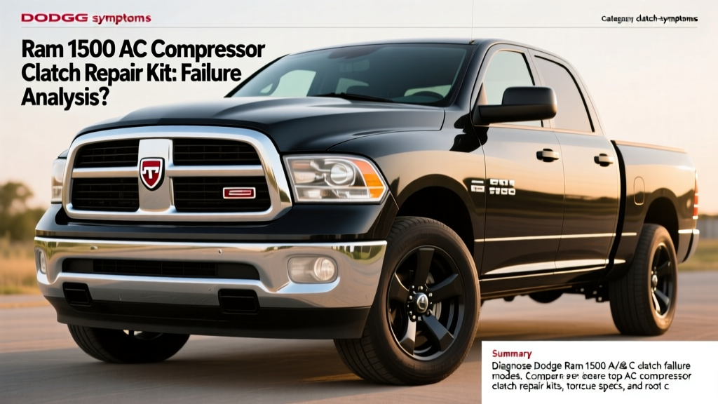 Dodge Ram 1500 AC Compressor Clutch Repair Kit: Failure Analysis
