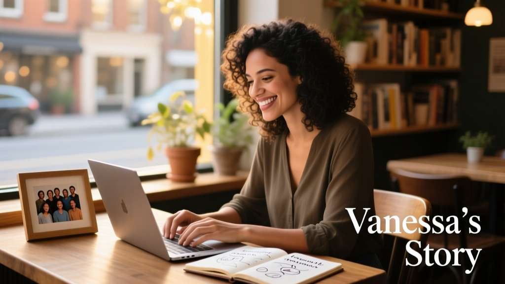 Building an online community | Vanessa's story