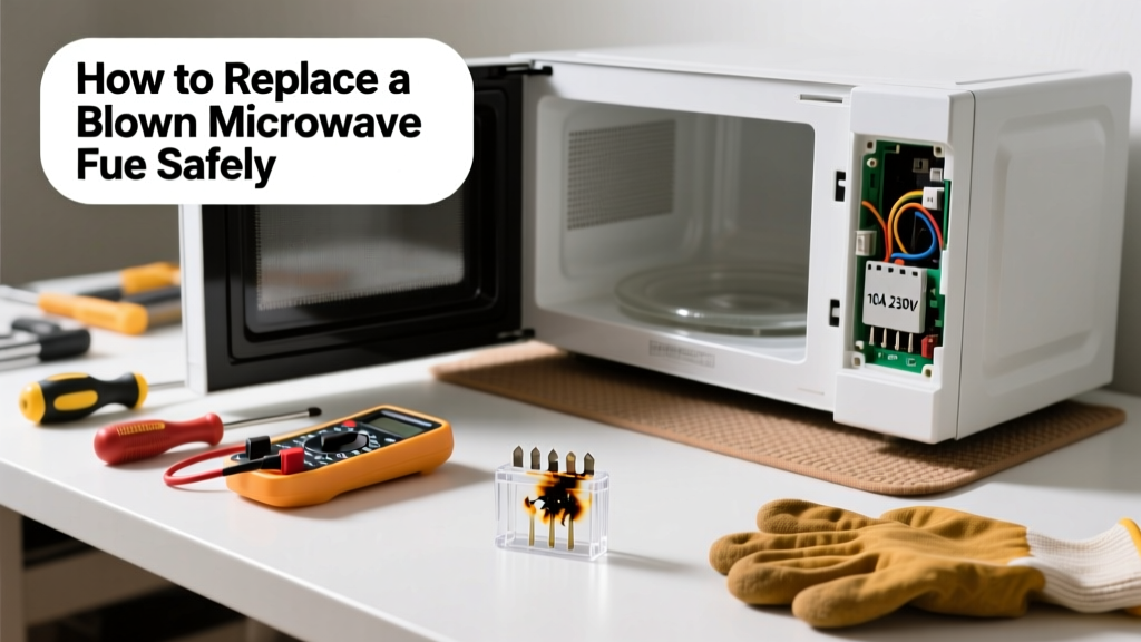 How to Replace a Blown Microwave Fuse Safely