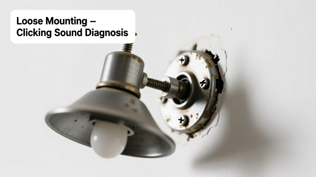 Wall Sconce Loose Making Clicking Sound: Quick Diagnosis