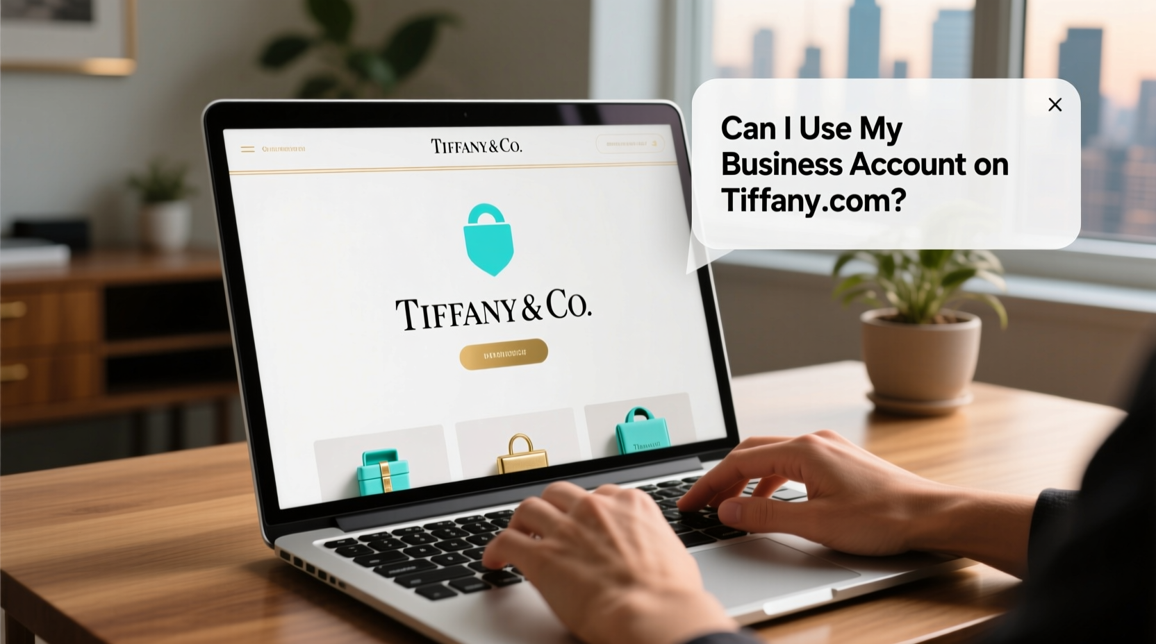 can i use my business account on tiffany com