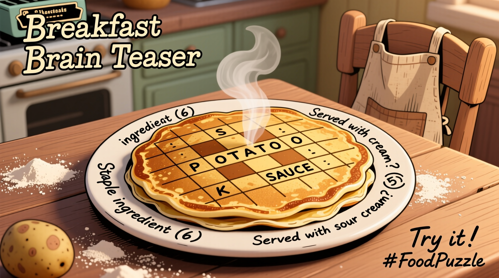 Potato Pancake Crossword Answer: LATKE Explained