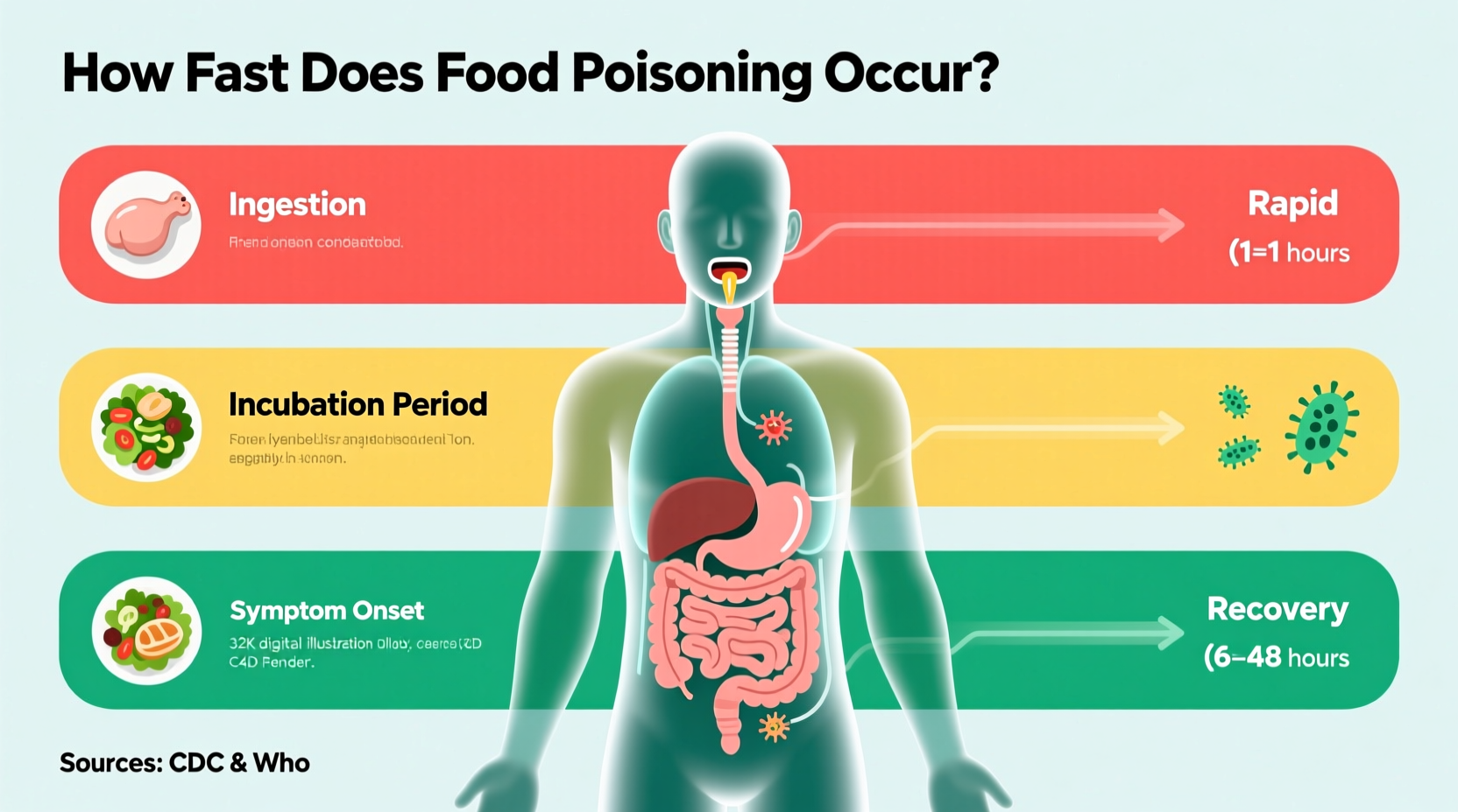 how fast does food poisoning occur