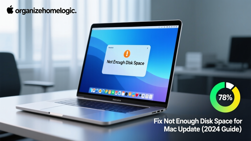 Fix Not Enough Disk Space for Mac Update (2024 Guide)