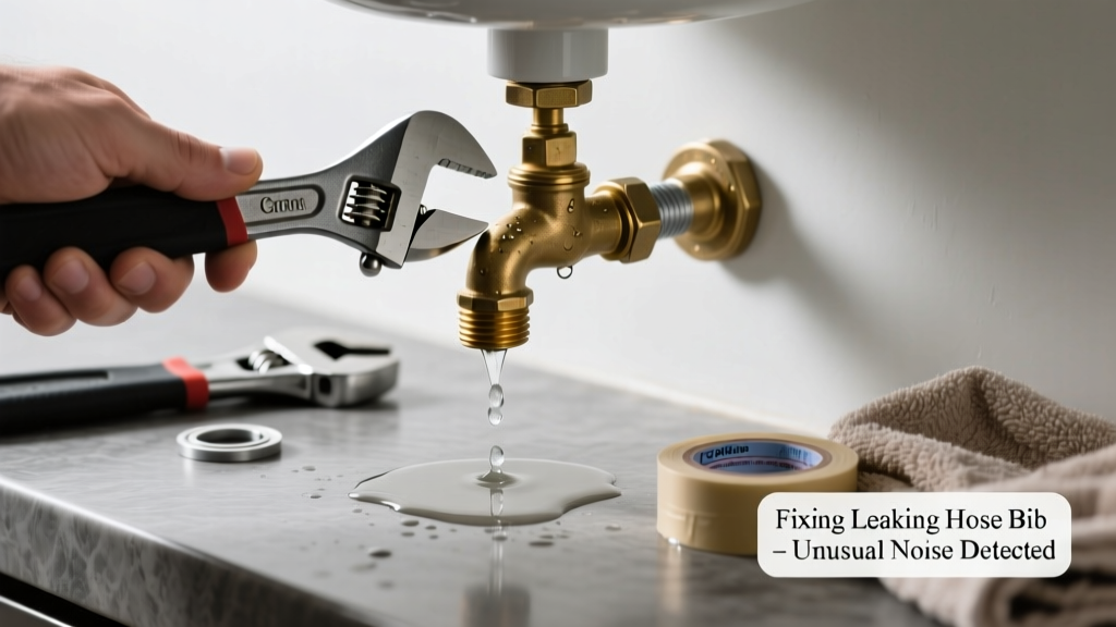 Fixing a Leaking Hose Bib That Makes Unusual Noise