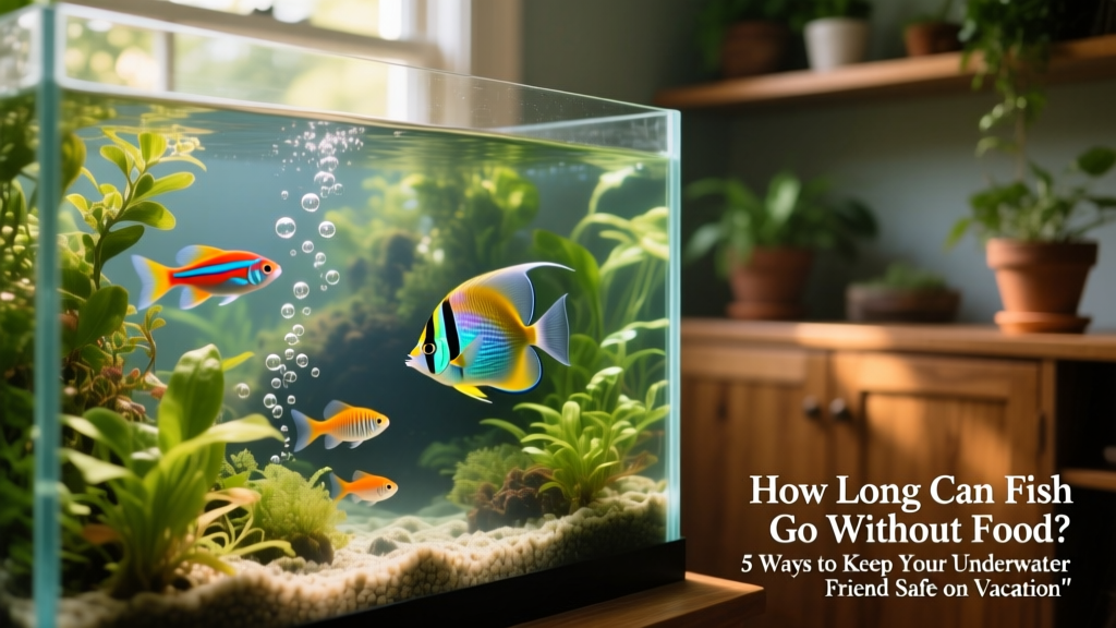 A serene home aquarium with colorful tropical fish swimming among live plants and gentle filtration bubbles