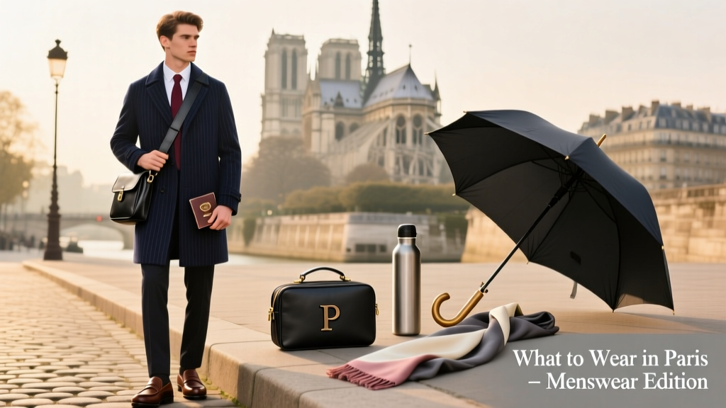 What To Wear In Paris: The Menswear Edition — Practical, Stylish & Weather-Proof Outfit Strategies