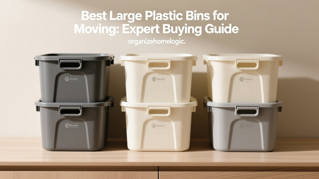 Best Large Plastic Bins for Moving: Expert Buying Guide