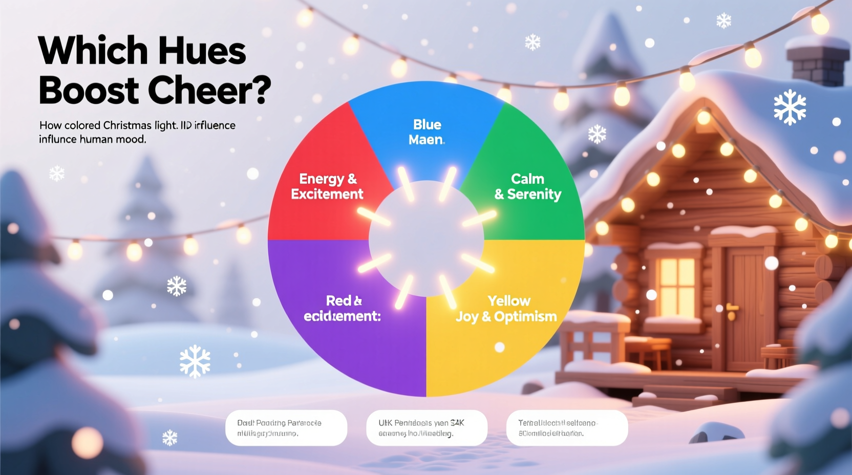 do colored christmas lights affect mood and which hues boost cheer