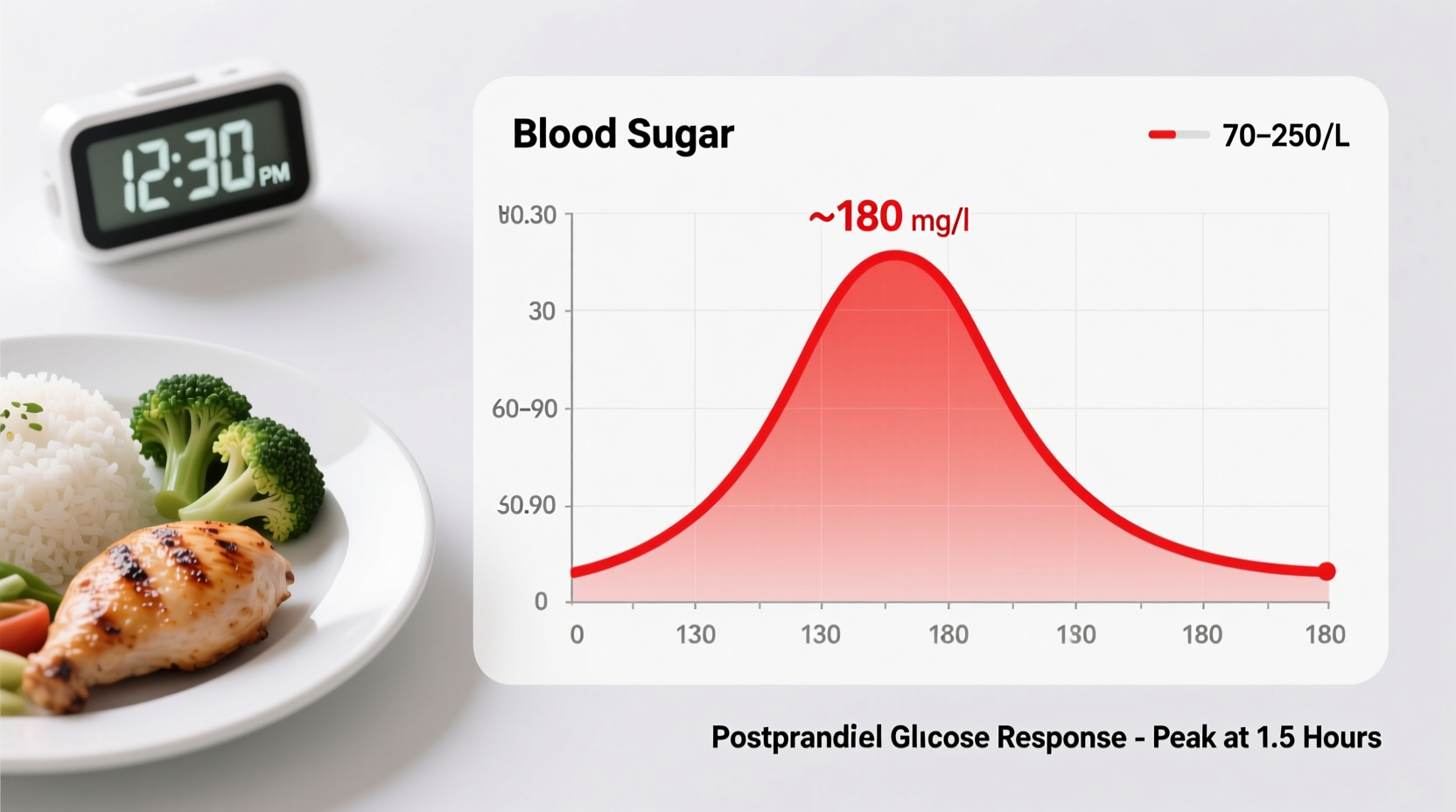 Blutzuckeranstieg nach Mahlzeiten