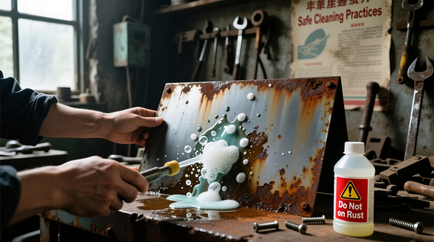 why you shouldn t use bleach to clean rust stains