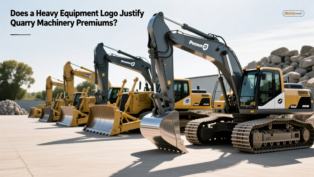 Does a Heavy Equipment Logo Justify Quarry Machinery Premiums?