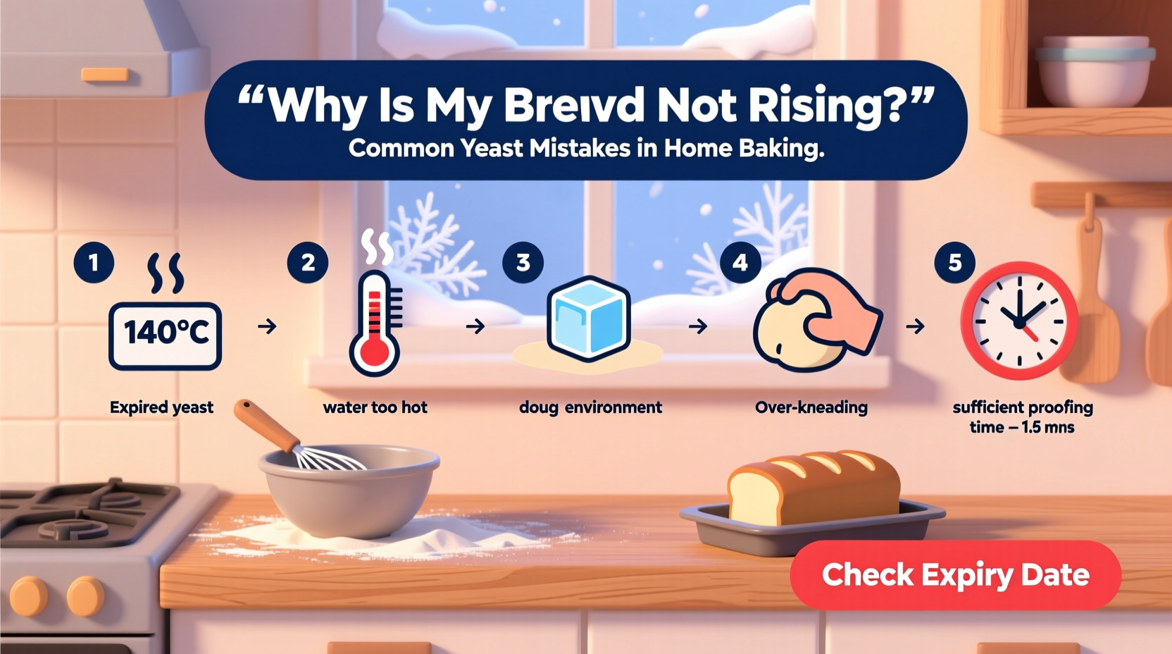 why is my bread not rising common yeast mistakes in home baking