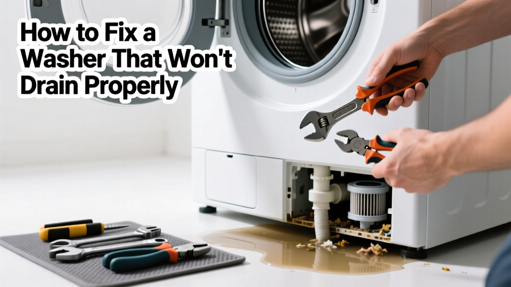 How to Fix a Washer That Won’t Drain Properly