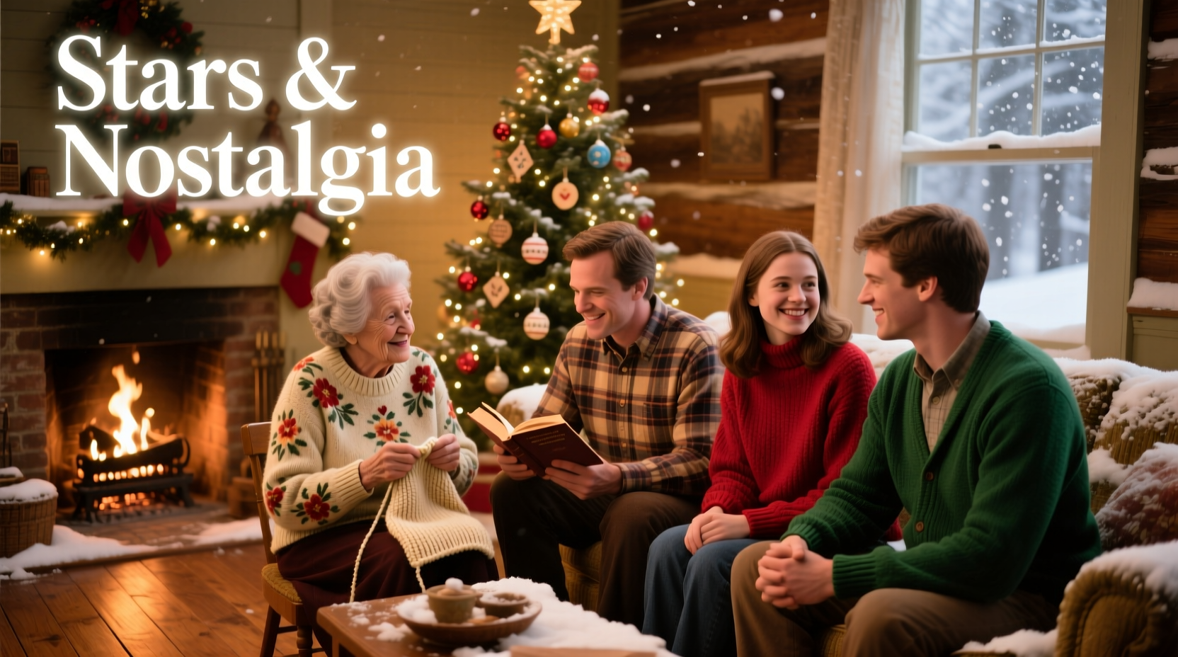 a 90s christmas hallmark cast