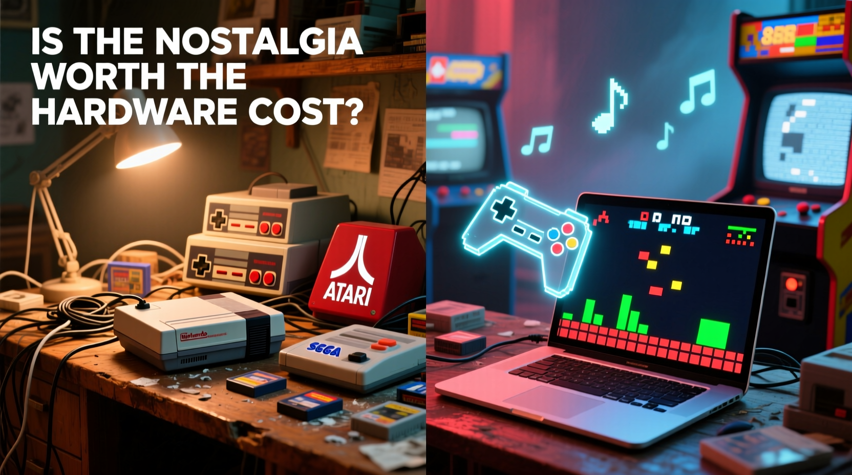 buying retro consoles vs emulation is the nostalgia worth the hardware cost