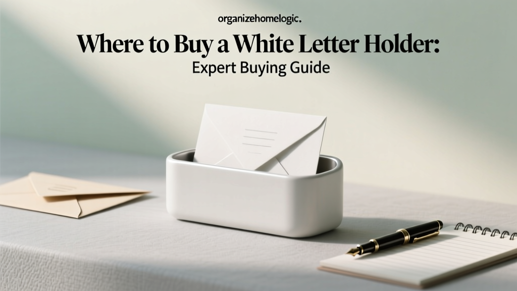 Where to Buy a White Letter Holder: Expert Buying Guide