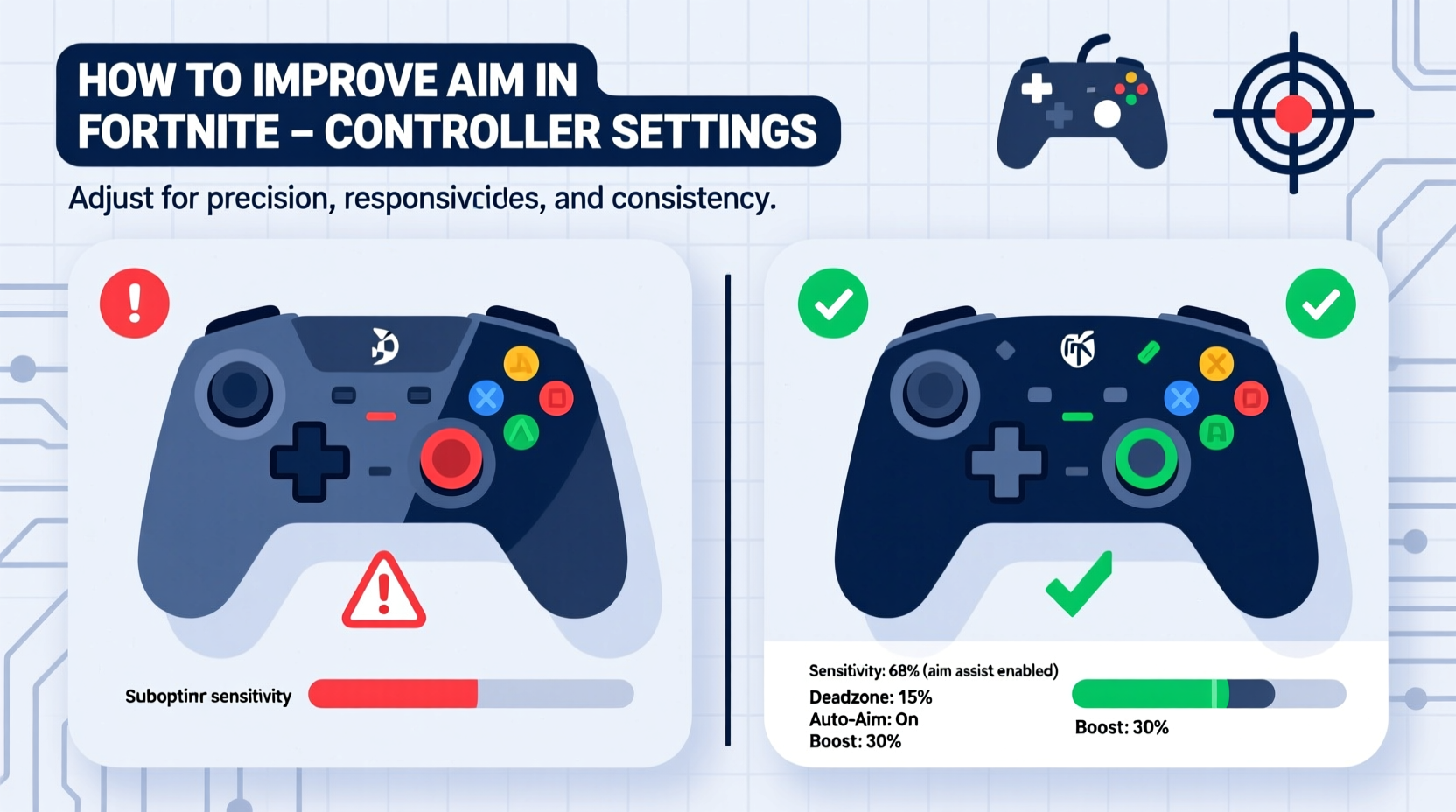 how to improve aim in fortnite with controller settings