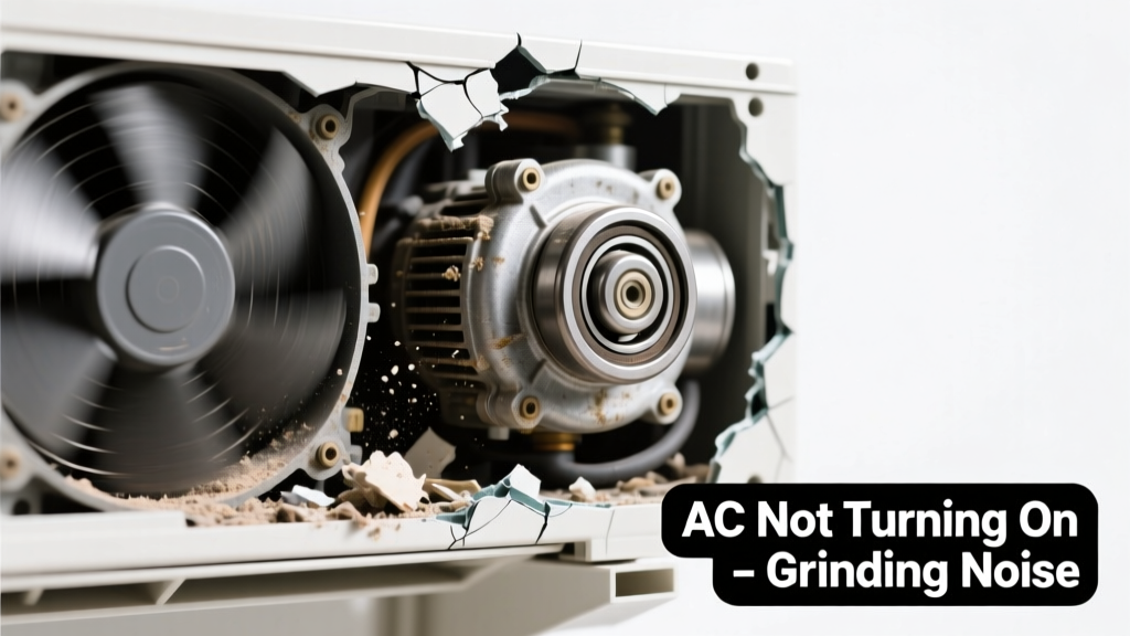 AC Not Turning On & Making Grinding Noise: Quick Diagnosis