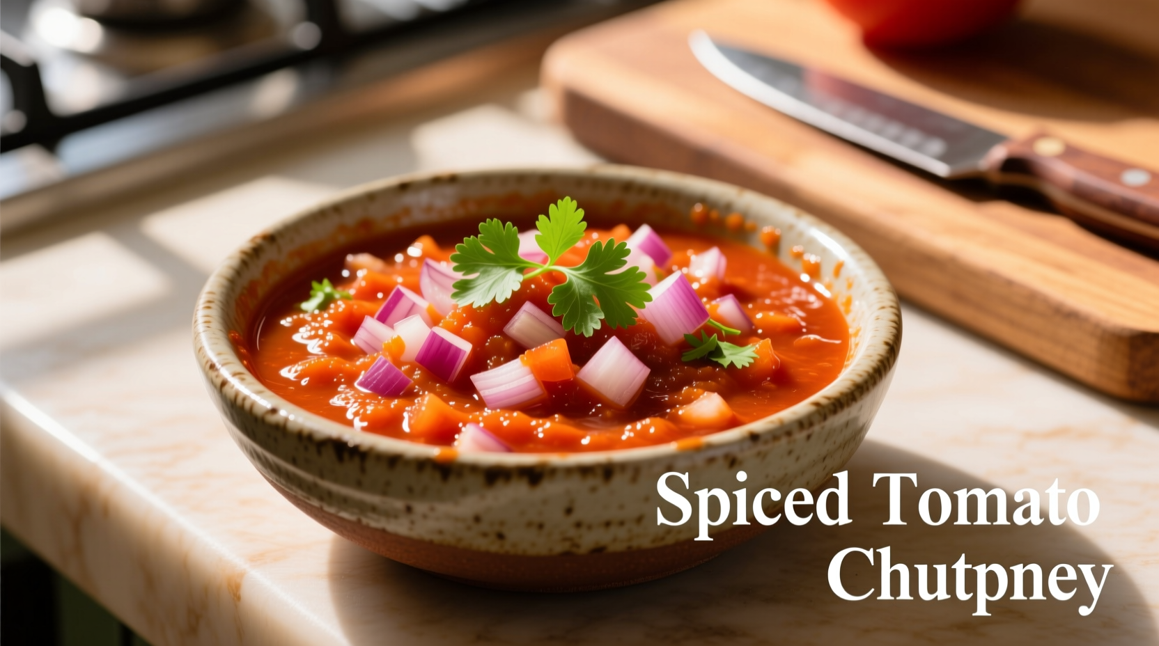 Perfect Tomato Chutney with Onion Recipe in 30 Minutes