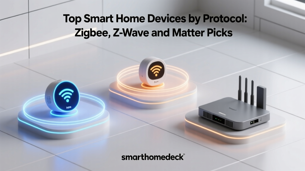 Top Smart Home Devices by Protocol: Zigbee, Z-Wave and Matter Picks
