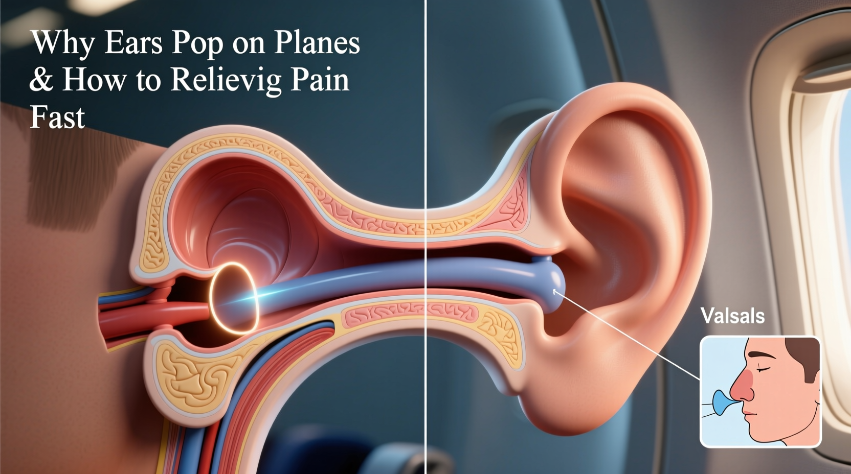 why do my ears pop on airplanes and how to stop the pain fast