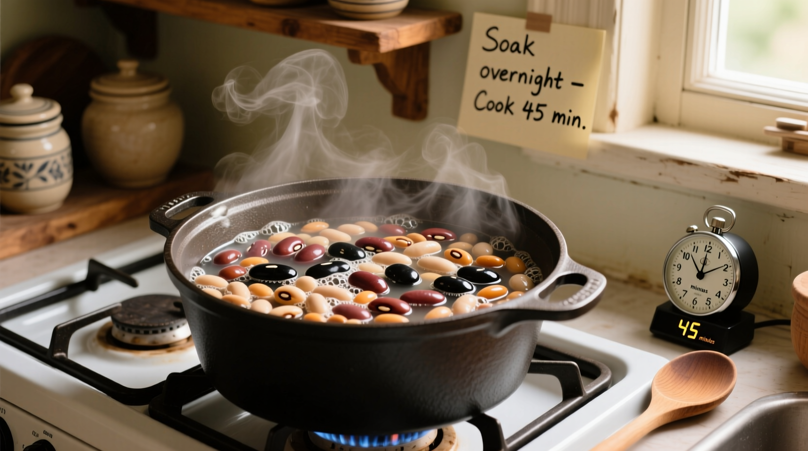 how long does it take to cook beans