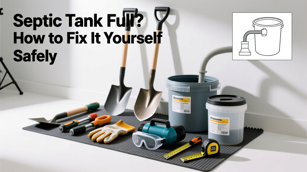 Septic Tank Full: How to Fix It Yourself Safely