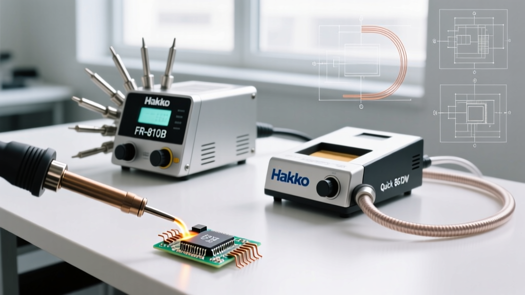 Hot Air Soldering Showdown: Hakko FR-810B vs Quick 861DW (2026)