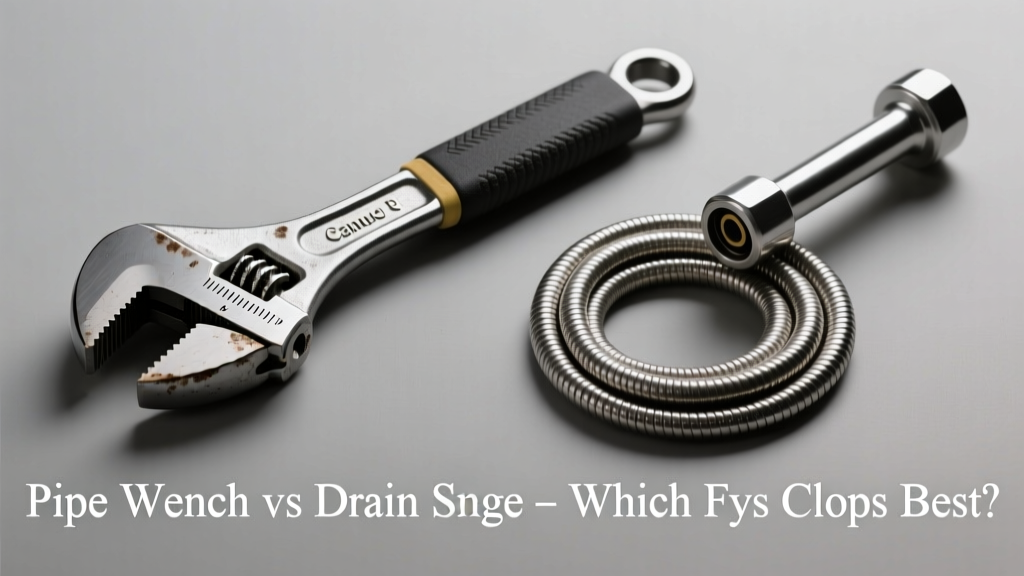 Pipe Wrench vs Drain Snake: Which Fixes Clogs Best?