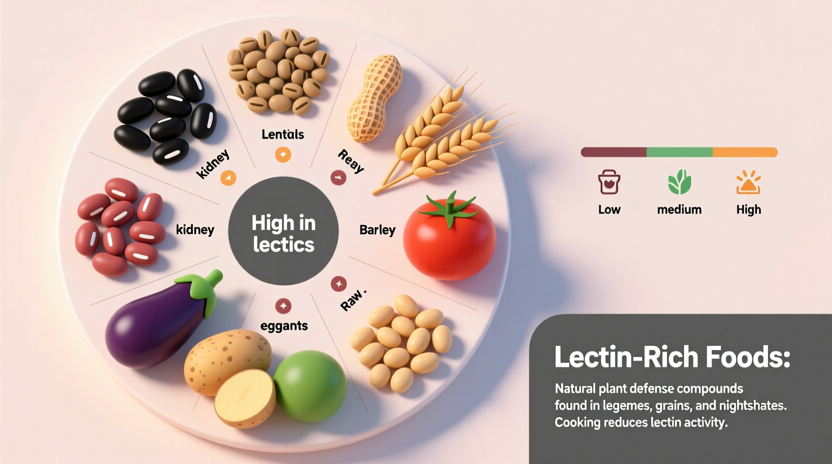 what foods high in lectins