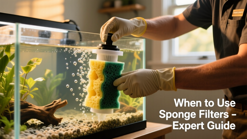 When To Use Sponge Filters for Fish Tanks