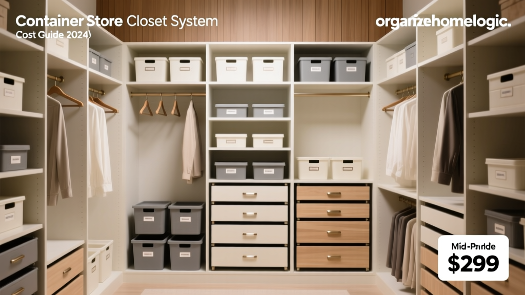 Container Store Closet System Cost Guide (2024)