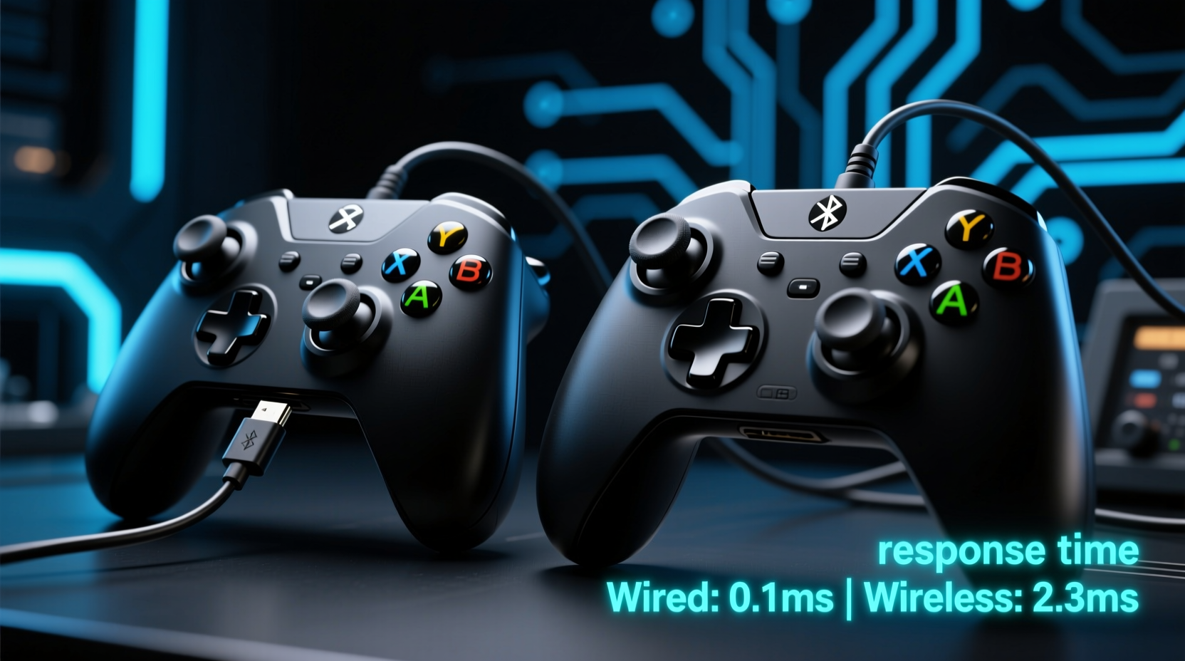 wired vs wireless gaming controllers which responds faster