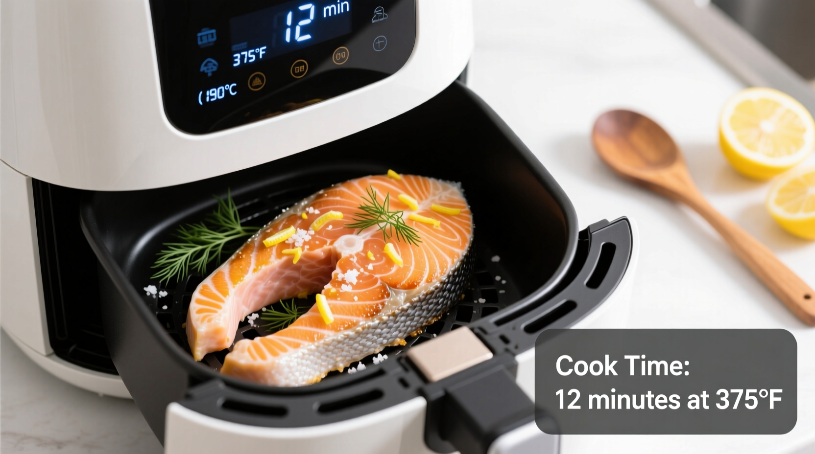 how long do you cook salmon in the air fryer