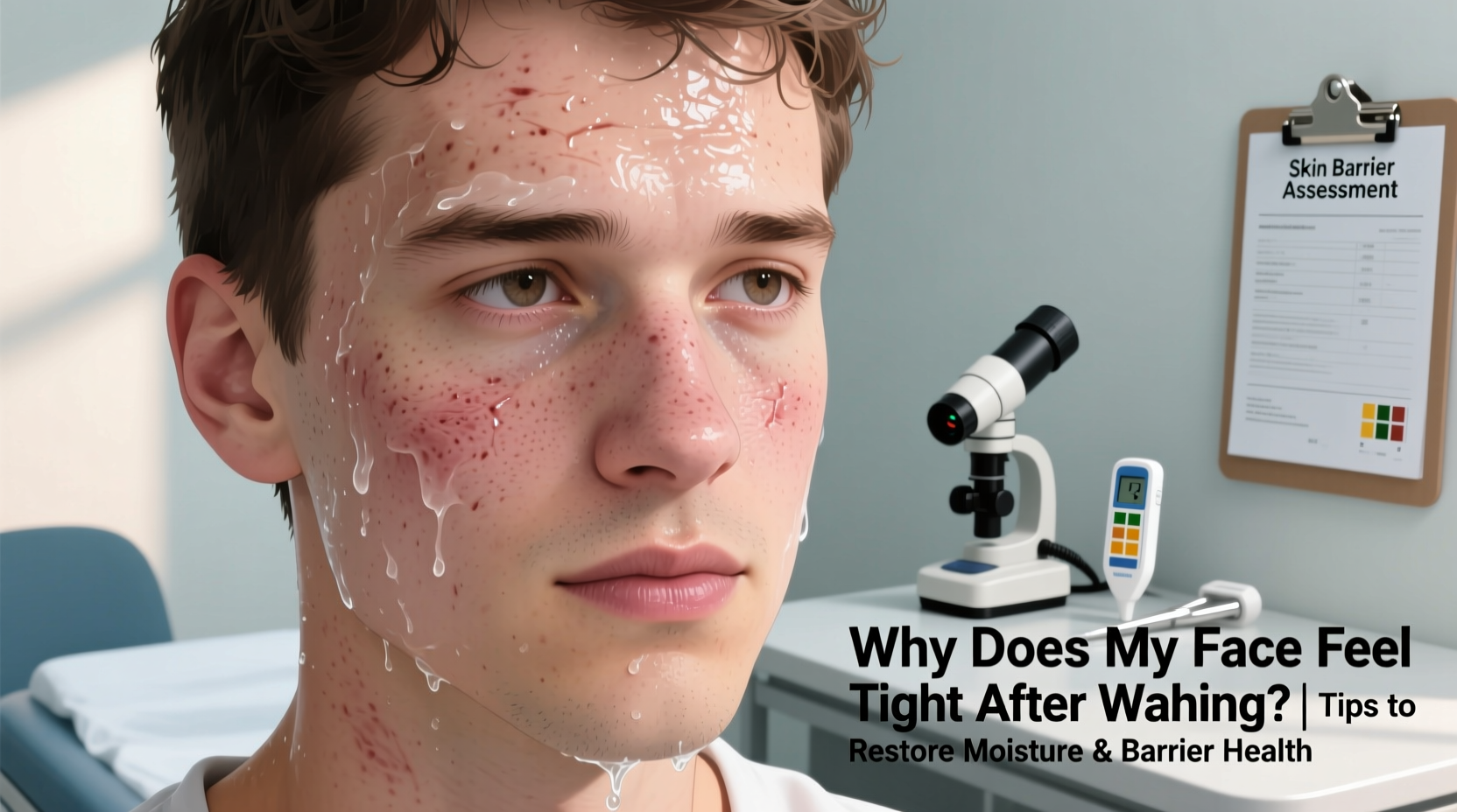 why does my face feel tight after washing and how to stop it